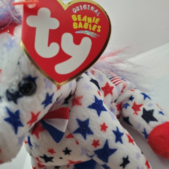 TY Beanie Baby - LEFTY 2004 the Donkey - Picture 3 of 8